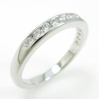 ティファニー ハーフサークル チャネルセッティング リング10％引き