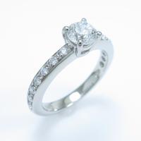 ブルガリ ダイヤモンドリング 0．40ct・E・VS2・VERYGOOD