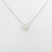プラチナダイヤモンドネックレス 1．010ct・M・VS2・ハートシェイプ20％引き