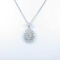 プラチナダイヤモンドネックレス 2．033ct・J・SI2・オーバルカット