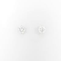 プラチナダイヤモンドピアス 0．434ct・0．417ct・E・VS1・VERYGOOD
