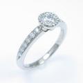 プラチナダイヤモンドリング 0．312ct・F・VS1・3EXT H＆C20％引き