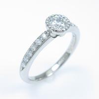 プラチナダイヤモンドリング 0．312ct・F・VS1・3EXT H＆C20％引き