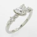 プラチナダイヤモンドリング 0．838ct・J・SI1・ハートシェイプ20％引き