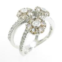 ポンテヴェキオ フラワー ダイヤモンドリング20％引き