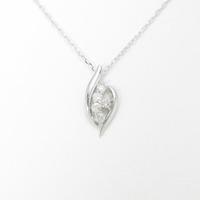 K18WG ダイヤモンドネックレス