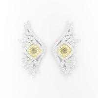 K18WG／K18YG ダイヤモンドピアス