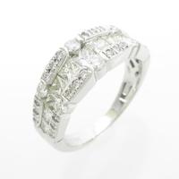 K18WG ダイヤモンドリング