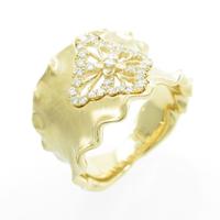 750YG ダイヤモンドリング