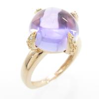 K18PG アメジストリング