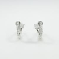 K18WG ダイヤモンドイヤリング20％引き