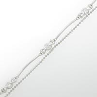 K18WG ダイヤモンドブレスレット