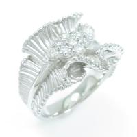 K18WG ダイヤモンドリング