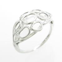 K18WG ダイヤモンドリング