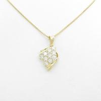 K18YG ダイヤモンドネックレス