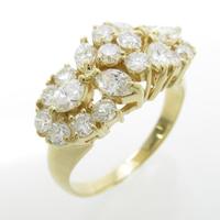 K18YG ダイヤモンドリング30％引き