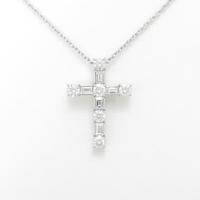 PT クロス ダイヤモンドネックレス
