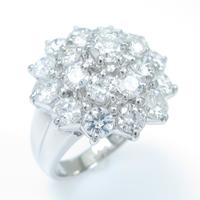 PT フラワー ダイヤモンドリング