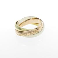 カルティエ スリーカラー トリニティ リング