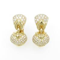 ブルガリ ダイヤモンドピアス