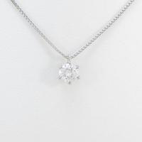 プラチナダイヤモンドネックレス 0．506ct・F・SI2・GOOD