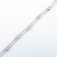 4゜C ダイヤモンドブレスレット