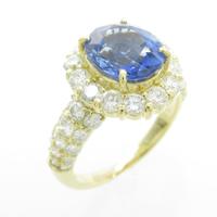 K18YG サファイヤリング