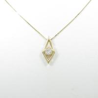 K18YG ダイヤモンドネックレス