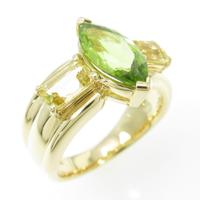 タサキ ペリドットリング