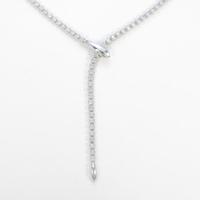 K18WG ダイヤモンドネックレス