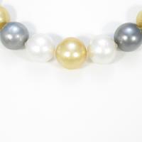 シルバークラスプ シロチョウパールネックレス