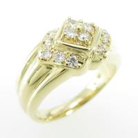 K18YG ダイヤモンドリング