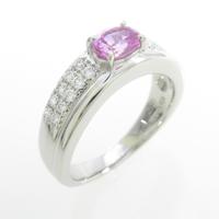 タサキ ピンクサファイヤリング