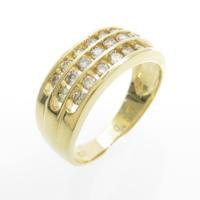 K18YG ダイヤモンドリング