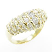 K18YG ダイヤモンドリング