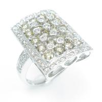 K18WG ダイヤモンドリング