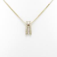 K18YG ダイヤモンドネックレス