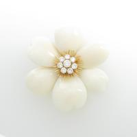 ヴァンクリーフ＆アーペル ローズ ド ノエル ブローチ