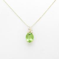 K18YG ペリドットネックレス5％引き