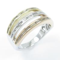 K18スリーカラー ダイヤモンドリング20％引き