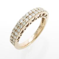 K18PG ダイヤモンドリング