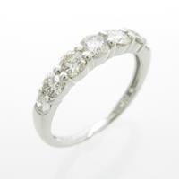 PT ハーフエタニティ ダイヤモンドリング