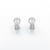 PT／K18WG ダイヤモンドピアス