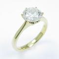 【リメイク】K18YG ダイヤモンドリング 1．157ct・H・SI2・EXT