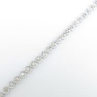 K18WG ダイヤモンドブレスレット