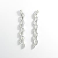 K18WG ダイヤモンドピアス