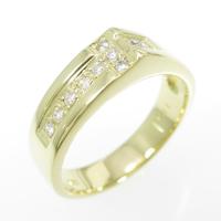 K18YG ダイヤモンドリング