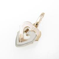 カルティエ 2ハート チャーム