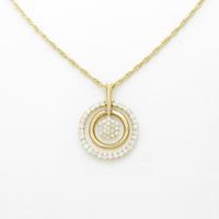 K18YG ダイヤモンドネックレス