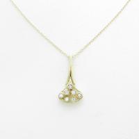 585YG／K18YG ダイヤモンドネックレス